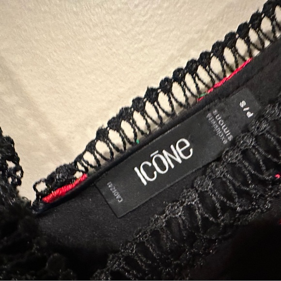 Sheer layered cocktail dress. - Picture 6 of 6